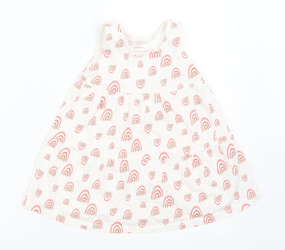 Primark Girls Ivory   Trapeze & Swing  Size 18-24 Months