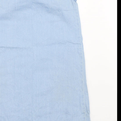 NEXT Girls Blue  Denim Shift  Size 9 Years