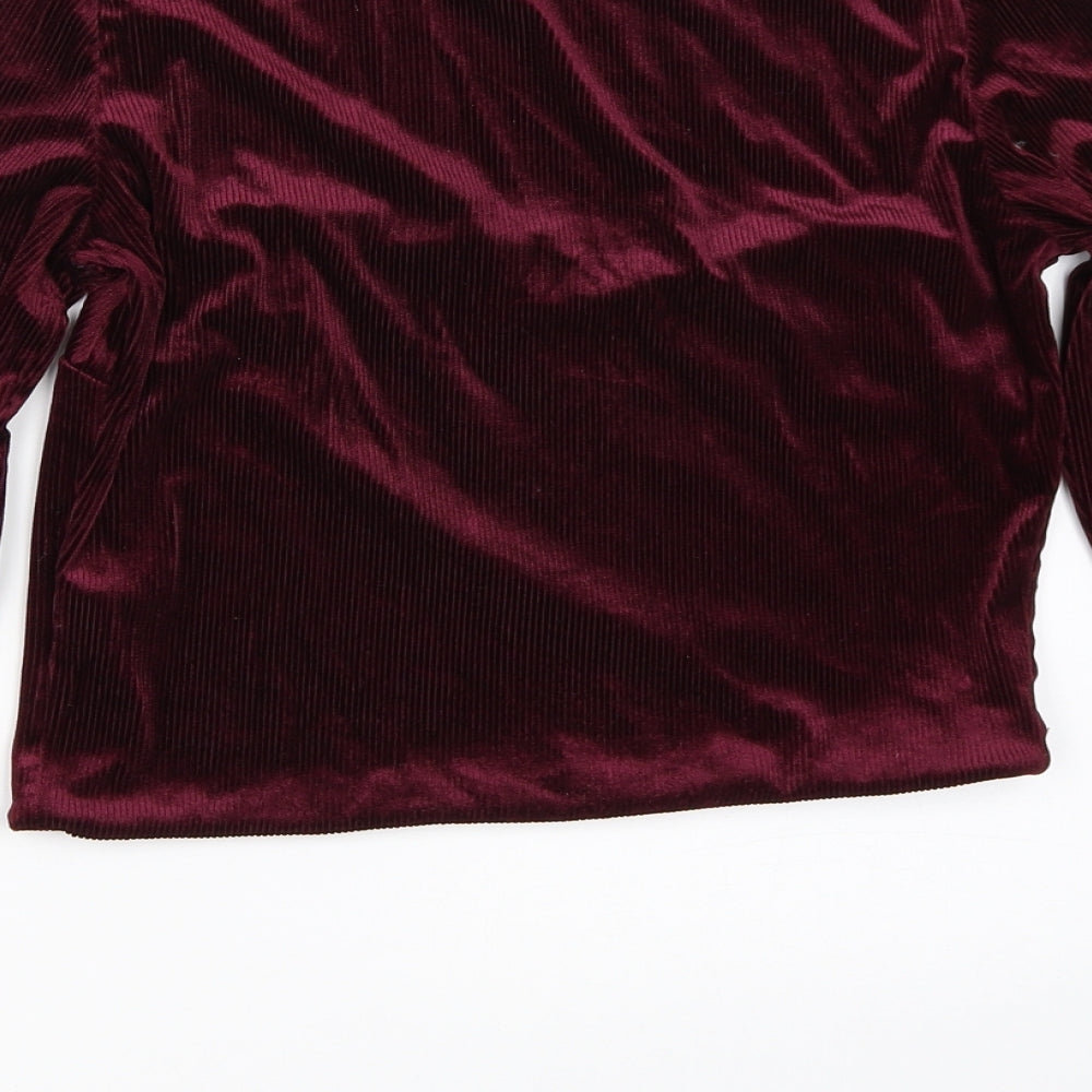 Atmosphere Womens Purple   Basic T-Shirt Size 10