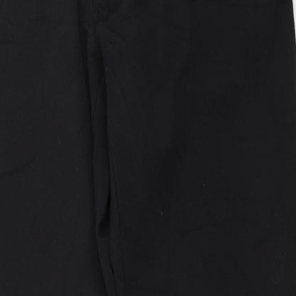 Mens UK Size 36 in Cedar Wood State Regular Fit  Black Trousers