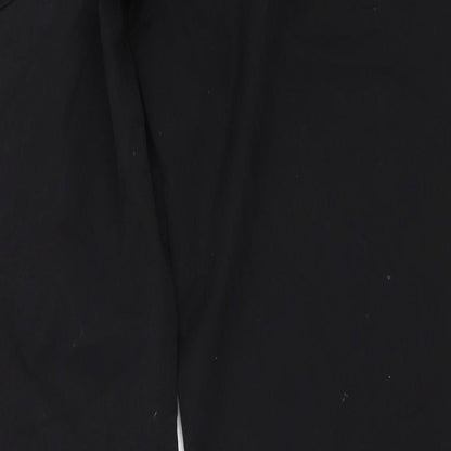 Mens UK Size 36 in Cedar Wood State Regular Fit  Black Trousers