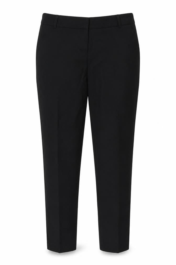 Womens UK Size 10 Peacocks Regular Fit  Black Trousers