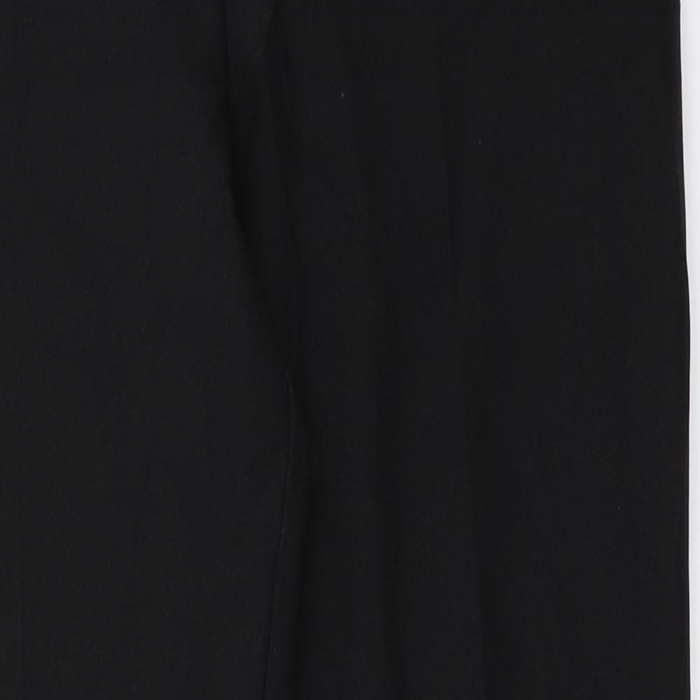 Womens UK Size 10 Peacocks Regular Fit  Black Trousers