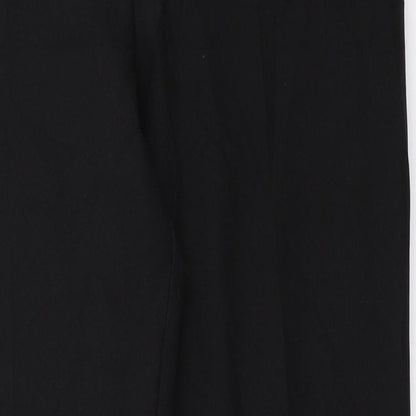 Womens UK Size 10 Peacocks Regular Fit  Black Trousers