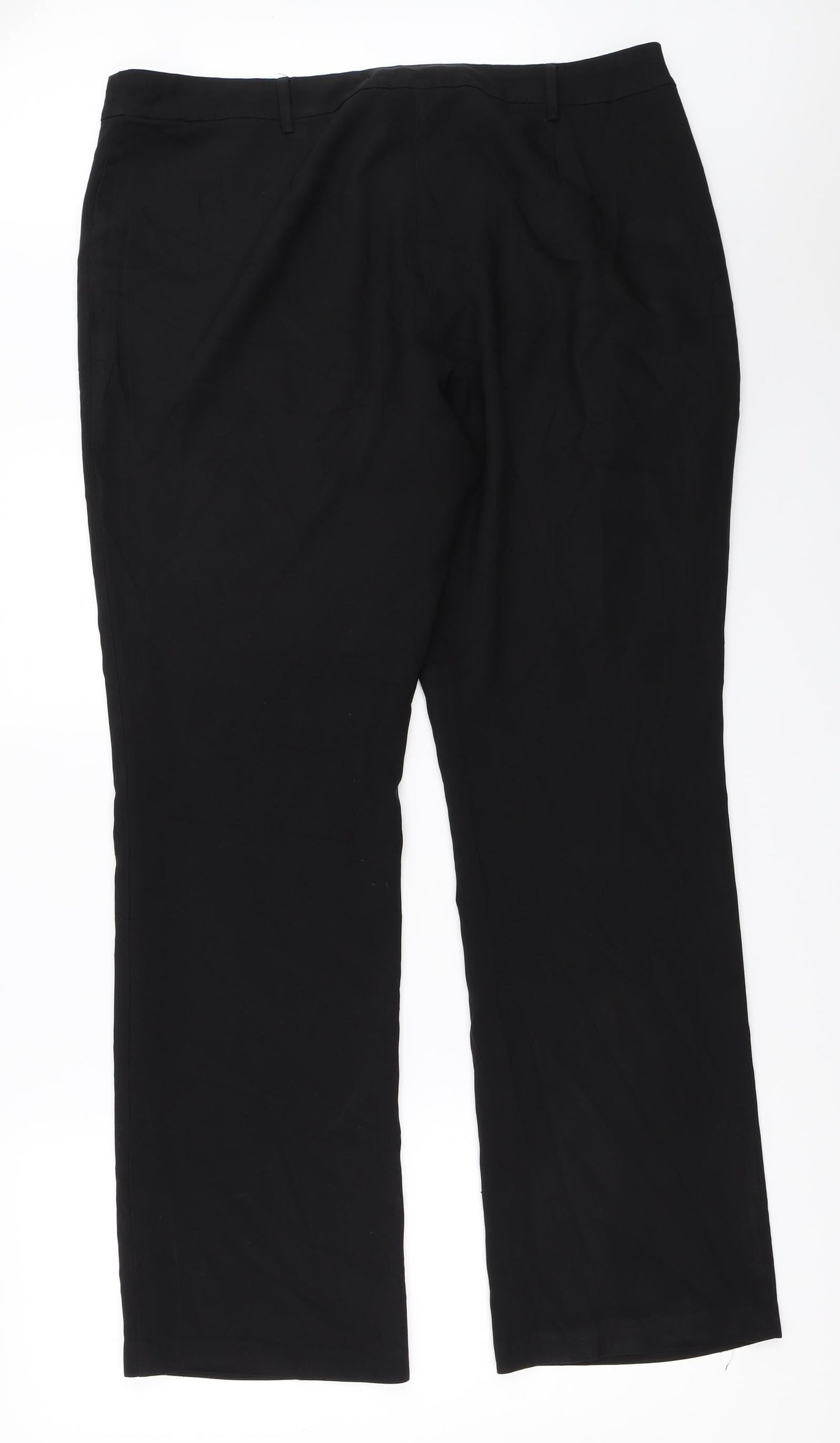 Womens UK Size 38 in Preworn Regular Fit  Black Trousers
