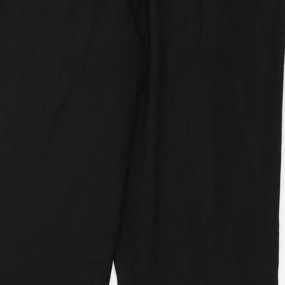 Womens UK Size 38 in Preworn Regular Fit  Black Trousers