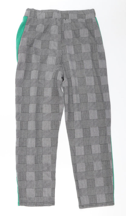 Ayanapa Womens Grey   Trousers  Size 8 L24.5 in