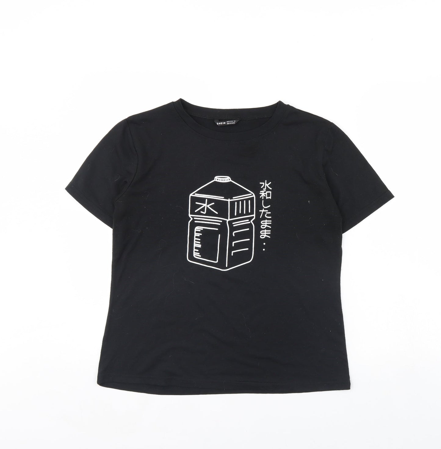 SheIn Womens Black   Basic T-Shirt Size M