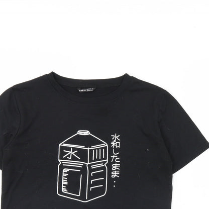 SheIn Womens Black   Basic T-Shirt Size M