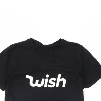 Wish Womens Black   Basic T-Shirt Size S