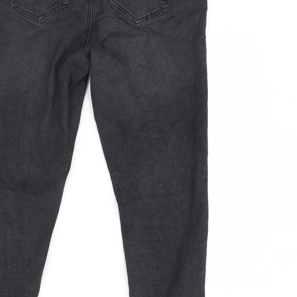 Pieces Womens Black  Denim Skinny Jeans Size 38 in L30 in