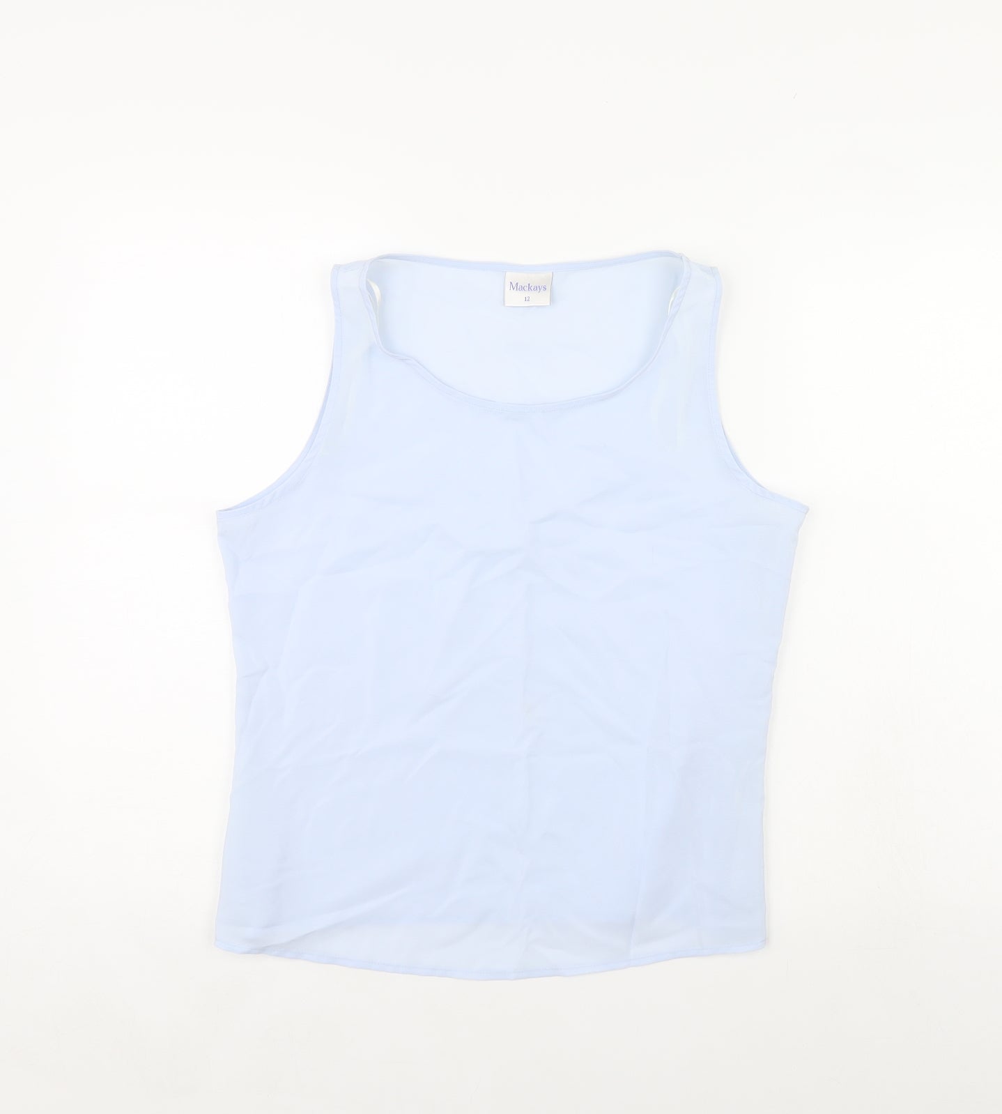 Womens UK Size 12 Mackays Blue Basic Tank