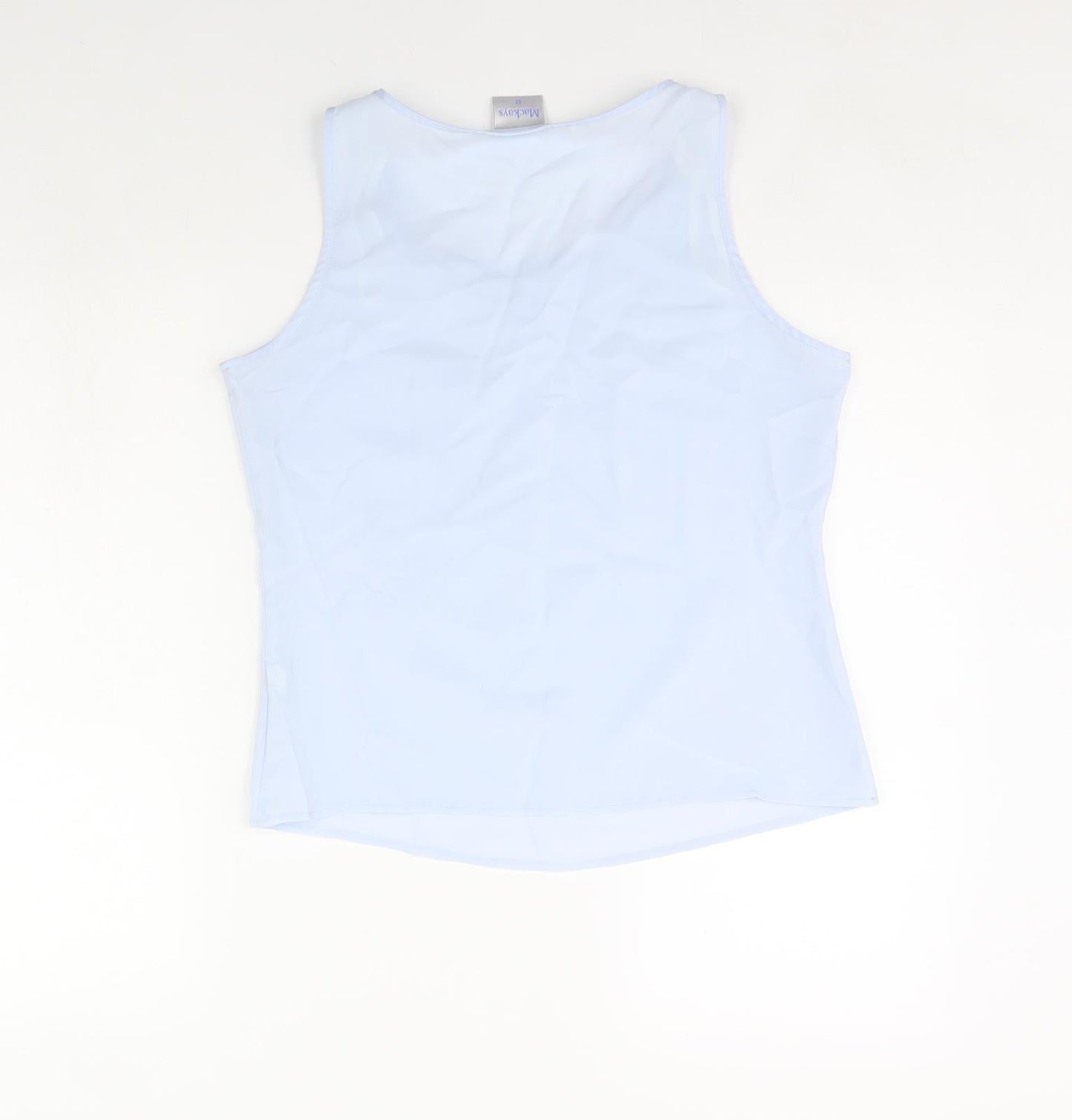 Womens UK Size 12 Mackays Blue Basic Tank