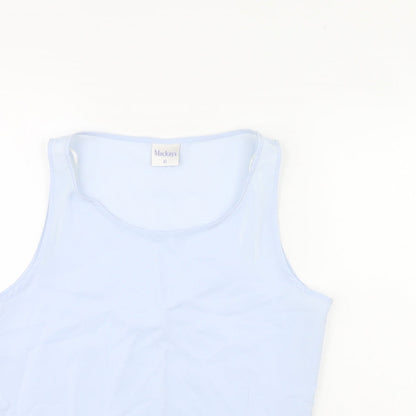 Womens UK Size 12 Mackays Blue Basic Tank