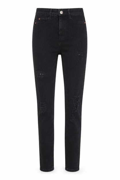 Womens UK Size 6 Denim & Co. Regular Fit Skinny Black Jeans