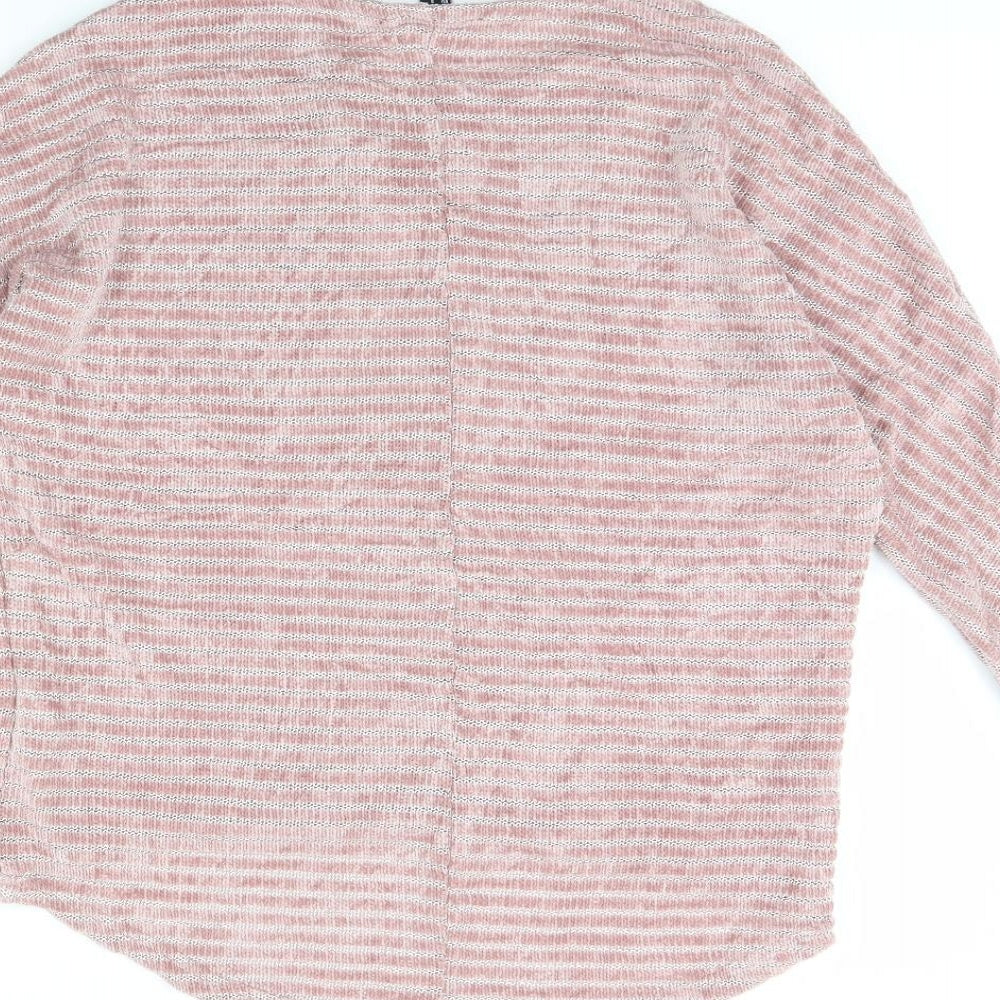 Womens UK Size S New Look Pink Pullover Jumper