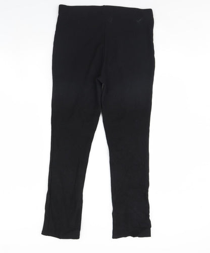 Womens UK Size S Preworn Regular Fit  Black Trousers