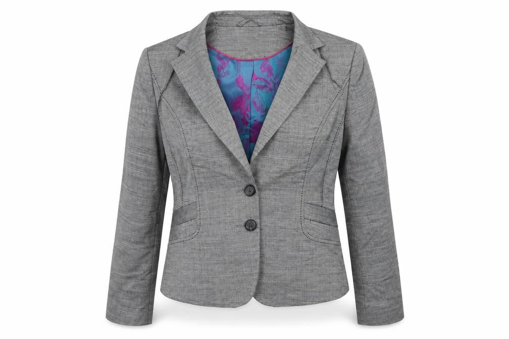 Womens UK Size 14 m&s Grey Jacket