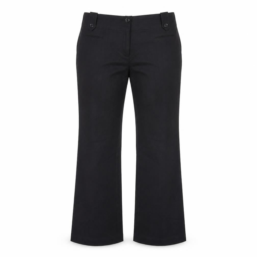 Womens UK Size 12 F&F Regular Fit  Black Trousers