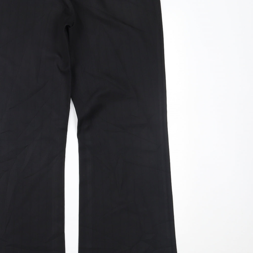 Womens UK Size 12 F&F Regular Fit  Black Trousers