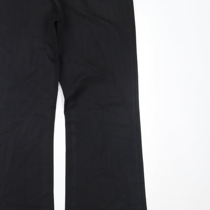 Womens UK Size 12 F&F Regular Fit  Black Trousers