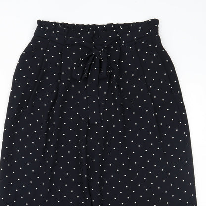 Zara Womens Blue Polka Dot  Trousers  Size S