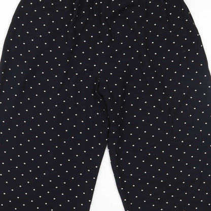 Zara Womens Blue Polka Dot  Trousers  Size S