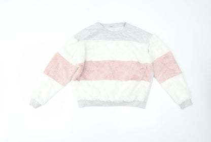 Womens UK Size S Pimkie Multicoloured Pullover Jumper