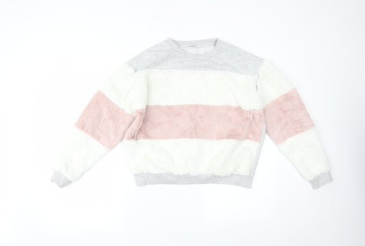 Womens UK Size S Pimkie Multicoloured Pullover Jumper