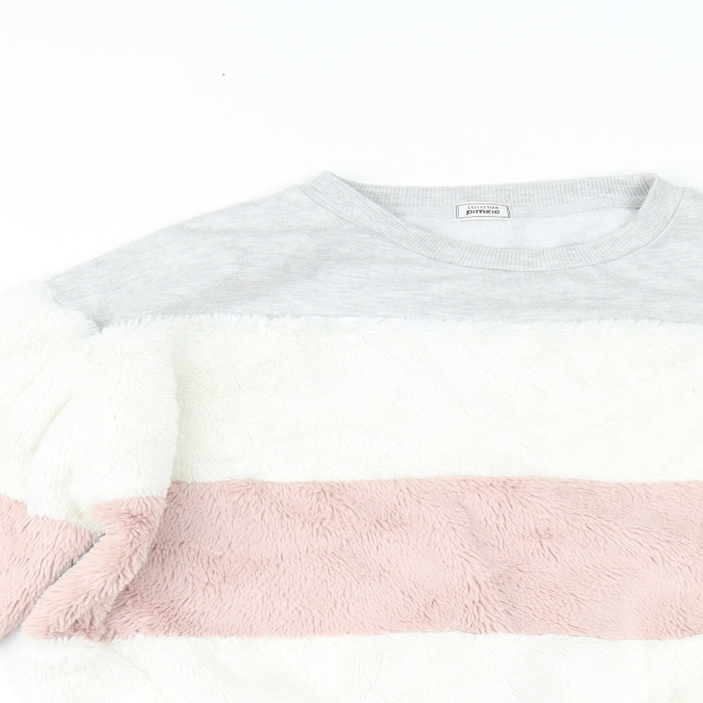 Womens UK Size S Pimkie Multicoloured Pullover Jumper