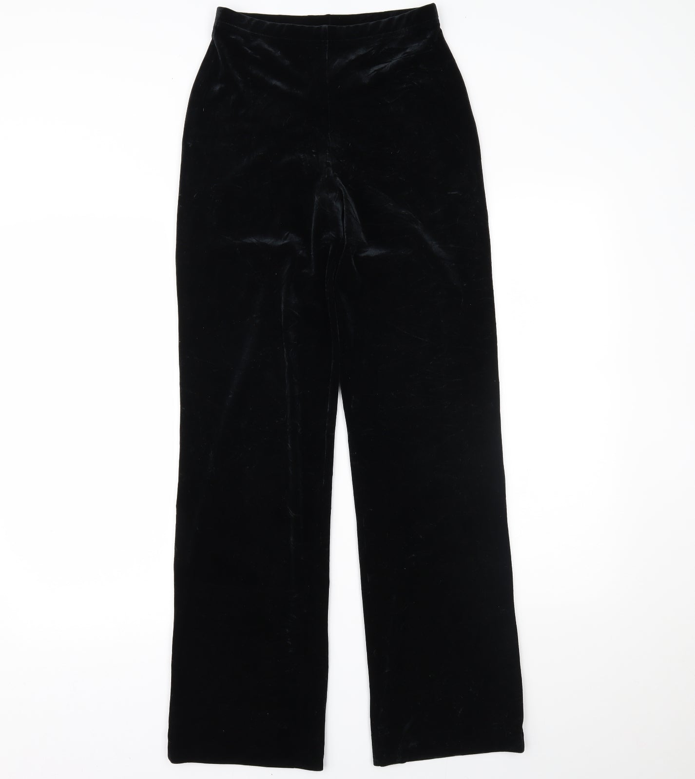 Womens UK Size 10 Marks and Spencer Regular Fit  Black Trousers