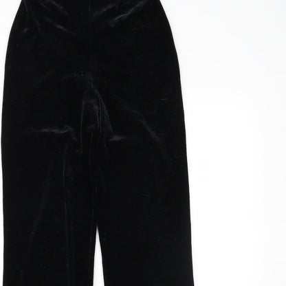 Womens UK Size 10 Marks and Spencer Regular Fit  Black Trousers