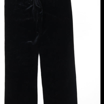 Womens UK Size 10 Marks and Spencer Regular Fit  Black Trousers
