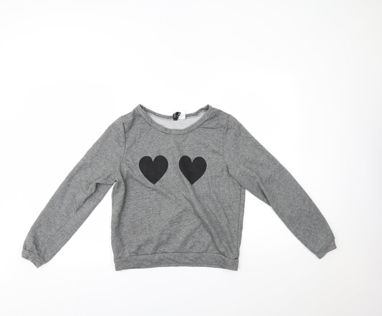 Womens UK Size M H&M Grey Basic Blouse