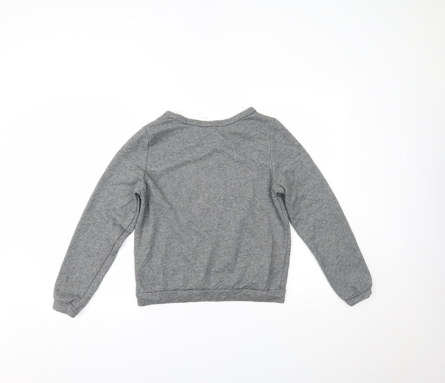 Womens UK Size M H&M Grey Basic Blouse