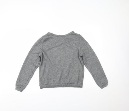 Womens UK Size M H&M Grey Basic Blouse