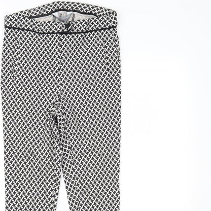 Womens UK Size 8 Dorothy Perkins Regular Fit Sweatpants Black Trousers