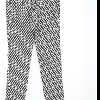 Womens UK Size 8 Dorothy Perkins Regular Fit Sweatpants Black Trousers