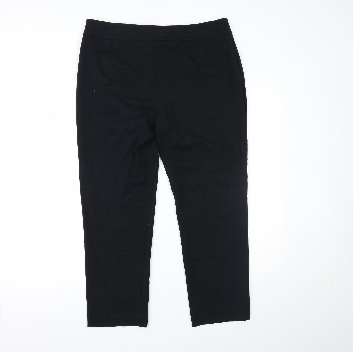 Womens UK Size 14 Marks and Spencer Regular Fit  Black Trousers