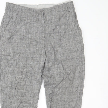 Womens UK Size 14 Marks and Spencer Regular Fit  Grey Trousers
