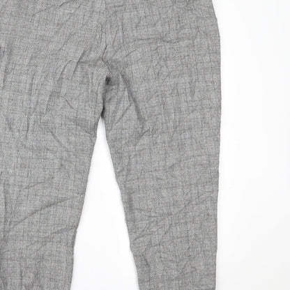 Womens UK Size 14 Marks and Spencer Regular Fit  Grey Trousers