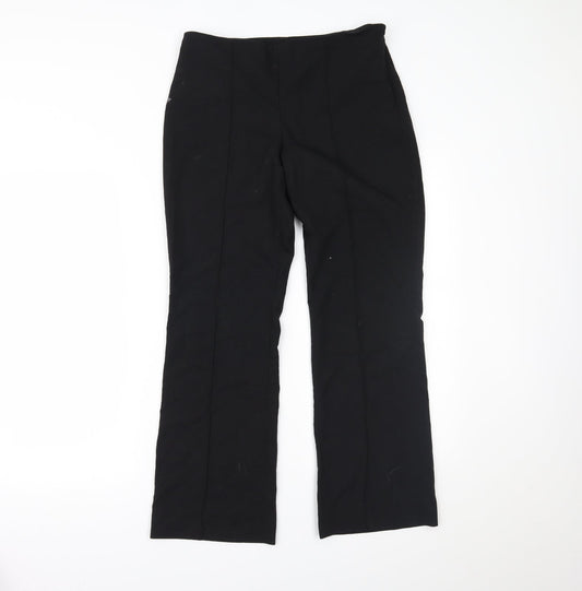 Mango Womens Black   Trousers  Size 10 L24 in