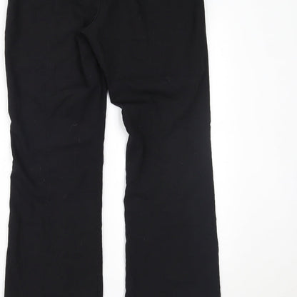 Mango Womens Black   Trousers  Size 10 L24 in