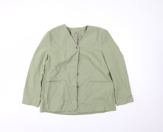 Womens UK Size 20 Bonmarché Green Jacket