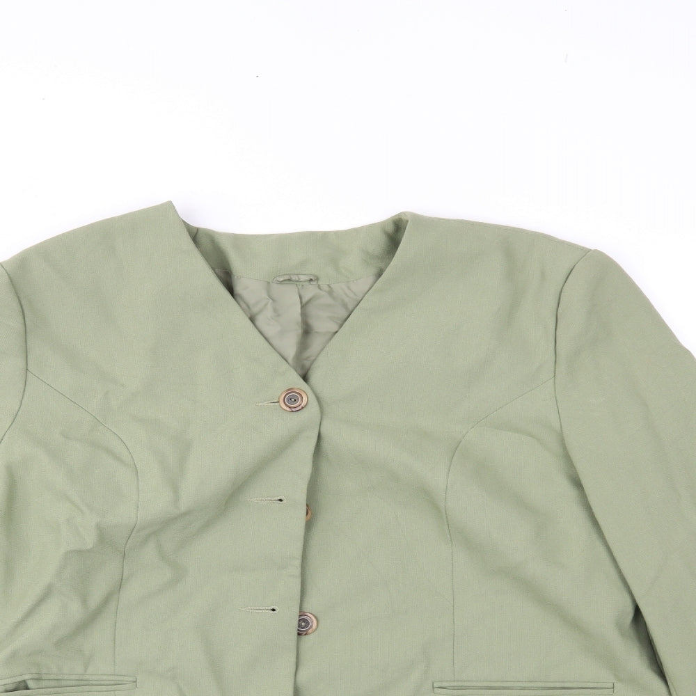 Womens UK Size 20 Bonmarché Green Jacket