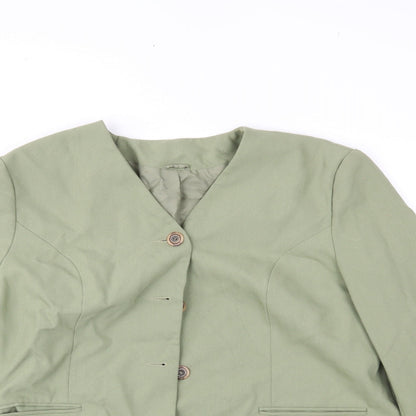 Womens UK Size 20 Bonmarché Green Jacket