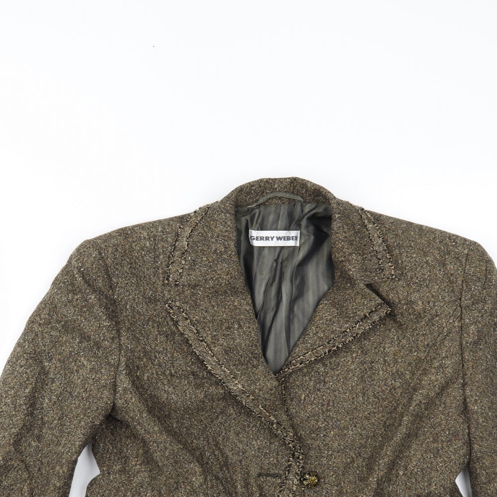Gerry Weber Womens Brown   Jacket Blazer Size 10
