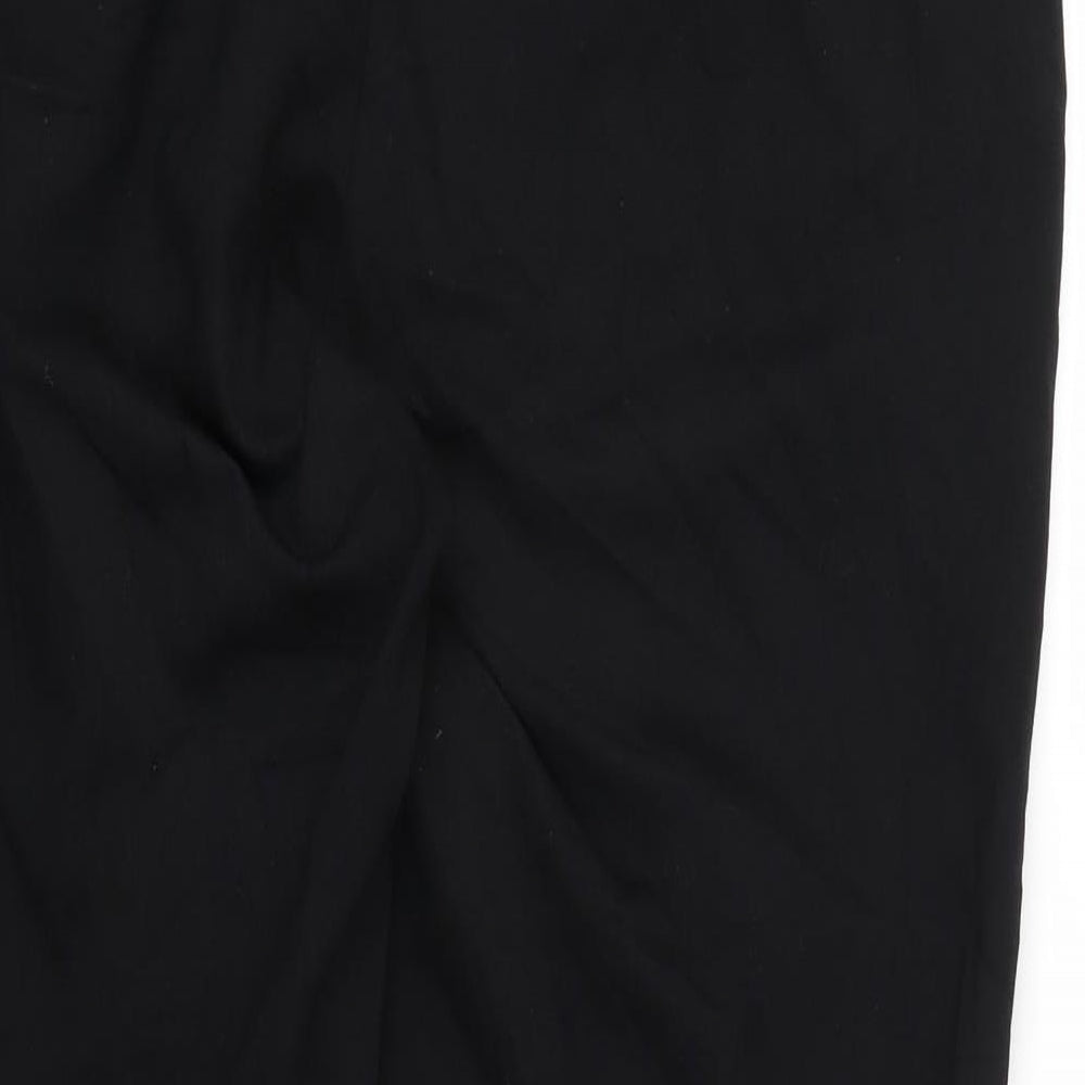 Womens UK Size 16 Marks and Spencer Regular Fit  Black Trousers