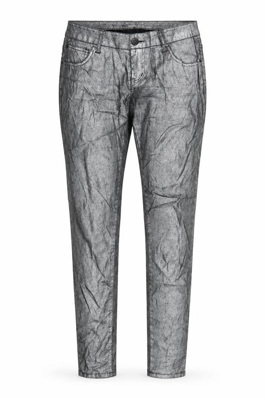 Womens UK Size 4 Celebrity Pink Regular Fit Skinny Silver Jeans