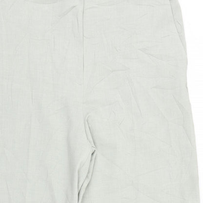 Womens UK Size 18 Marks and Spencer Regular Fit  Green Trousers